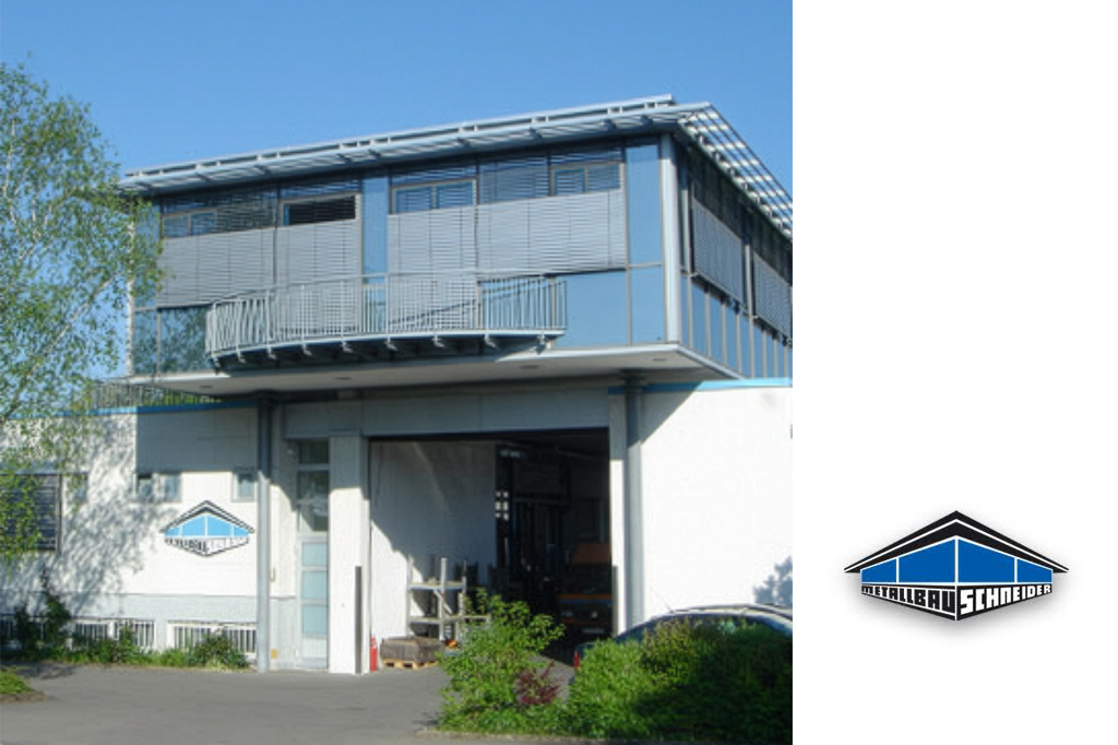 Aufnahme vom Gebäude Metallbau Schneider in Ravensburg